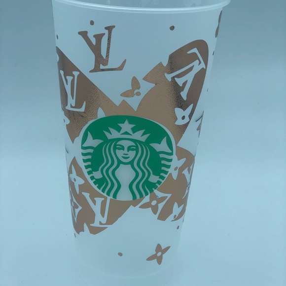 L & V Starbucks cup